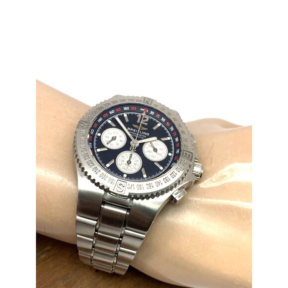 Breitling Men's Watch A39363 Hercules Swiss Automatic Chronograph Black Dial - Picture 5 of 14